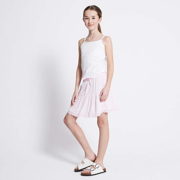 Frill skirt "Blake star" Soft Pink
